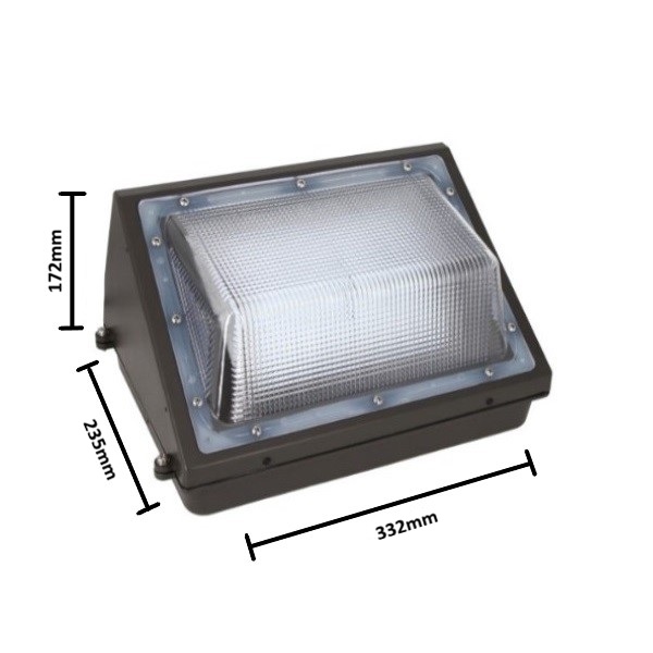 Led Wall Pack Wandarmatuur Afmetingen Multi Wattage En 3cct
